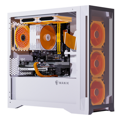 Manik Phantom II White mATX PC Case Only